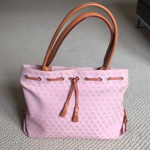 Dooney & Bourke Pink Logo Tote
